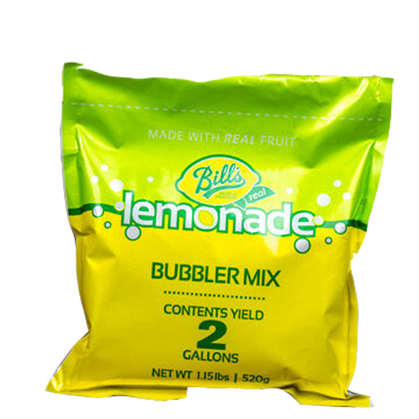 Bill's Bubbler Lemon Mix - 1 Package - 2 Gal