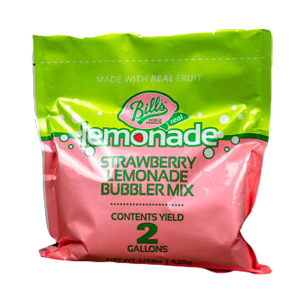 Bill's Bubbler Strawberry Mix - 1 Package - 2 Gal